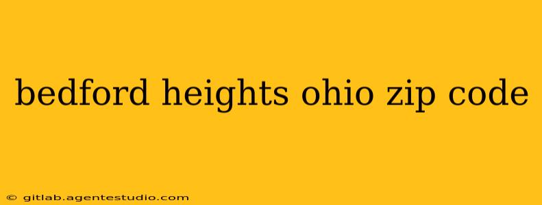 bedford heights ohio zip code