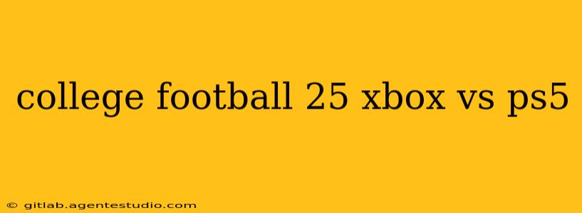 college football 25 xbox vs ps5