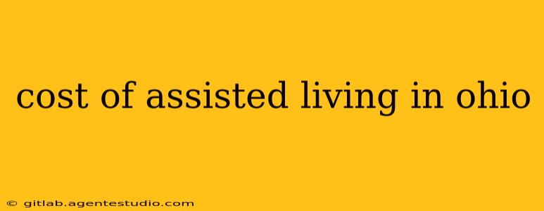 cost of assisted living in ohio