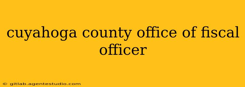 cuyahoga county office of fiscal officer