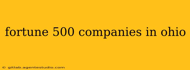 fortune 500 companies in ohio