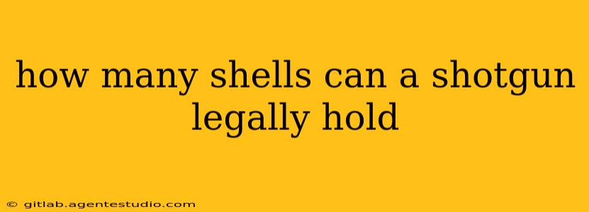 how many shells can a shotgun legally hold