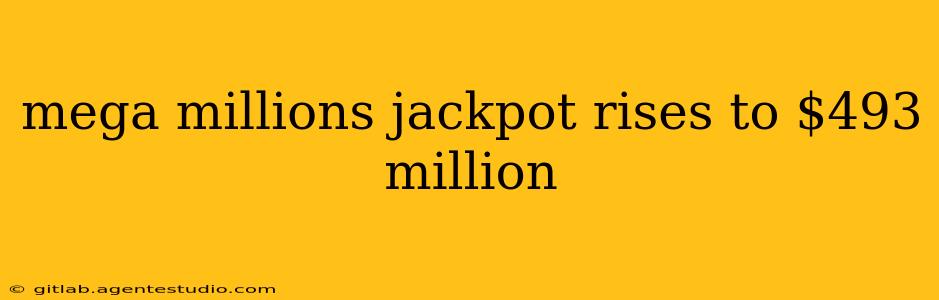 mega millions jackpot rises to $493 million