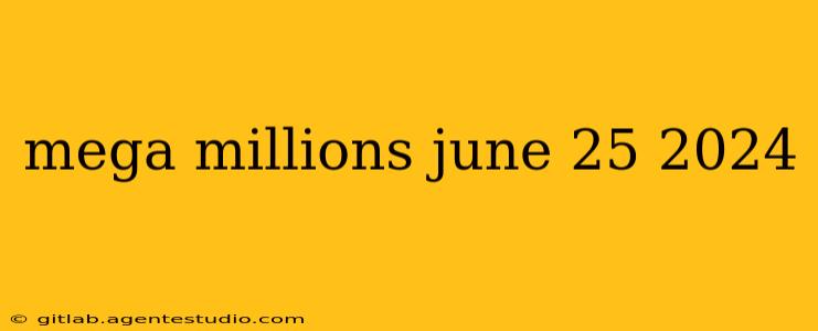 mega millions june 25 2024