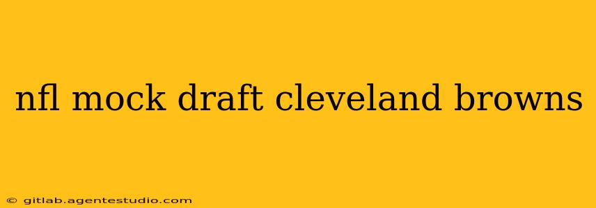 nfl mock draft cleveland browns