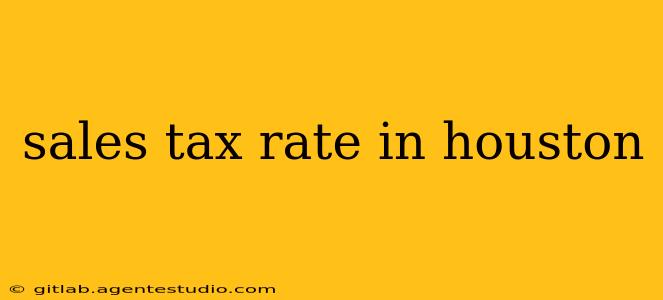 sales tax rate in houston