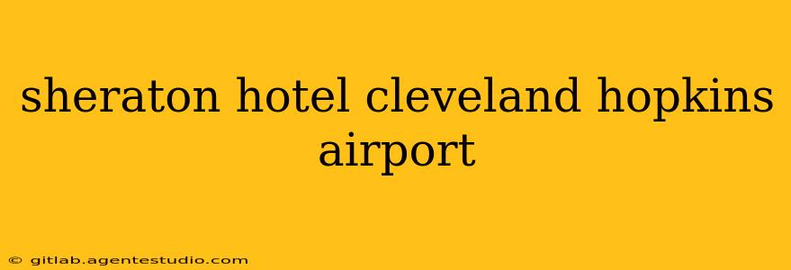 sheraton hotel cleveland hopkins airport