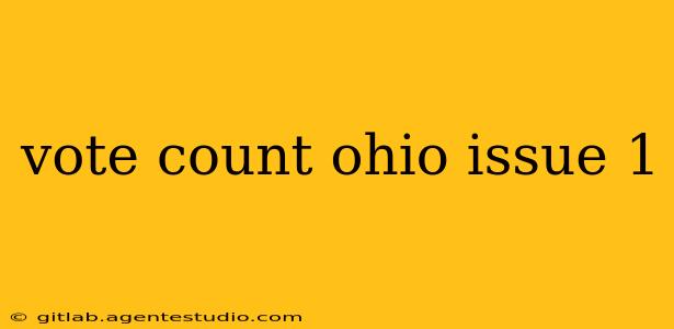 vote count ohio issue 1