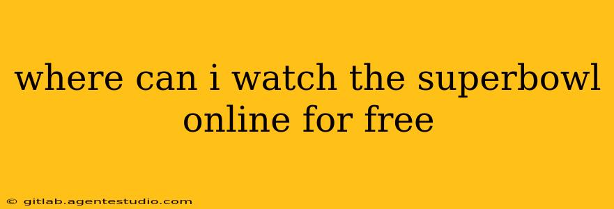 where can i watch the superbowl online for free